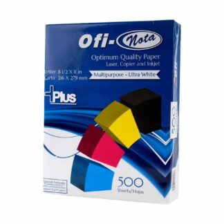 Resma de Papel Blanco Radiante Bond 20 8.5" x 11" Abby Premium – 500 Hojas