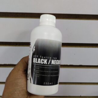 Botella de Tinta DTF (250 ml) para Epson y modelos compatibles – Calidad Premium y Base Sólida - Negro