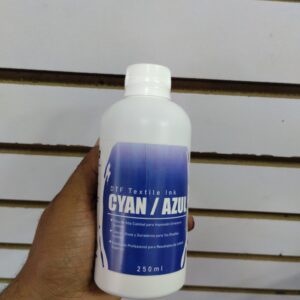 Botella de Tinta DTF (250 ml) para Epson y modelos compatibles – Calidad Premium y Base Sólida - Azul