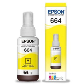 Tinta T664 Genérica para Impresoras Epson L210, L220, L355, L575, L395 y otros modelos compatibles. - Amarillo