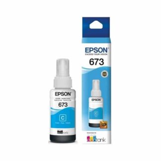 Tinta Original Epson T673 para Impresora EcoTank L800, L805, L810, L850, L1800. - Azul