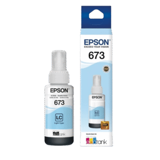 Tinta Original Epson T673 para Impresora EcoTank L800, L805, L810, L850, L1800. - Light Cyan