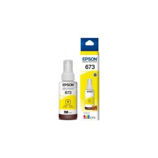 Tinta Original Epson T673 para Impresora EcoTank L800, L805, L810, L850, L1800. - Amarillo